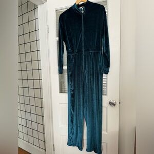 80’s velour jumpsuit